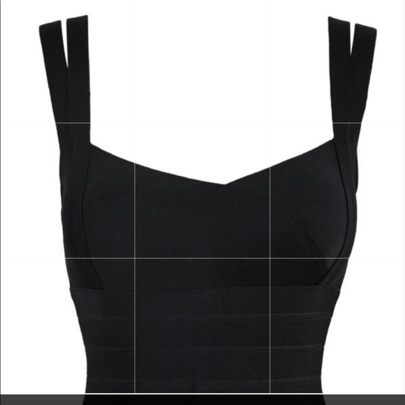 Black bandage midi dress, (Private Label) - Picture 4 of 8